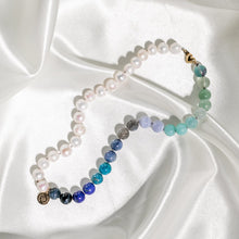 Ladda upp bild till gallerivisning, Gemstone Necklace | Pearl Collier Ocean Breeze - Bohemian Royalties
