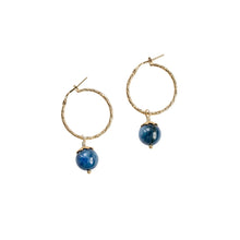 Load image into Gallery viewer, Sparkling Creole Kyanite Earrings | Serenity
