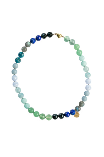 Gemstone Necklace | Collier Ocean Breeze - Bohemian Royalties