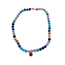 Load image into Gallery viewer, Gemstone Collier Necklace / Chakra Bliss - Bohemian Royalties
