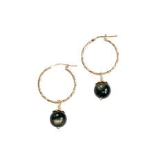 Load image into Gallery viewer, Sparkling Creole Earrings | Sun-Kissed Shadow - Bohemian Royalties
