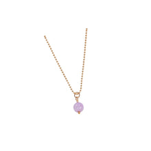 Load image into Gallery viewer, Stylish and minimalistic 42 cm long Kunzite necklace.
